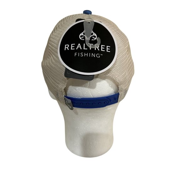 Memphis Tigers Colosseum Blue Mesh Fishing Real Tree Trucker Patch SnapBack Hat - Picture 5 of 10